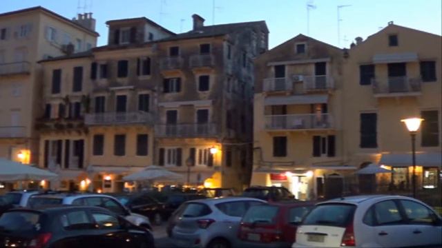 Ночной город Корфу/Corfu city. смотреть онлайн