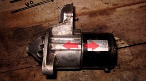 Снятие и чистка стартера MITSUBISHI LANCER/Замена стартера МИЦУБИСИ ЛАНСЕР