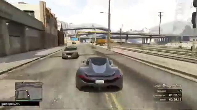 GTA 5 Online Гонка Подземный центр смотреть онлайн