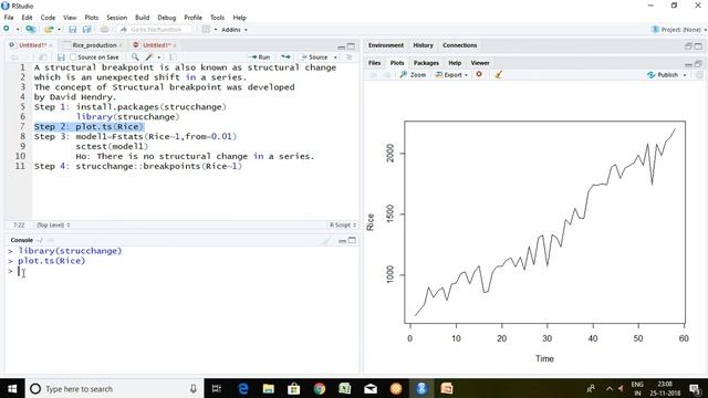 8.1: Structural Break Change using RStudio смотреть онлайн