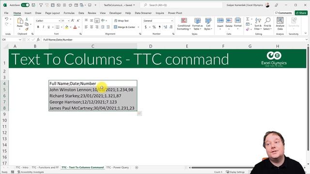How to Use Text to Columns in Microsoft Excel смотреть онлайн