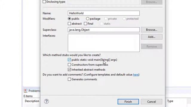 8 create class in java смотреть онлайн