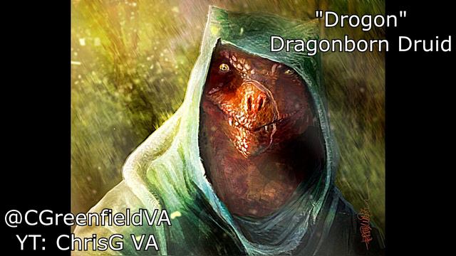D&D Character background - Drogon Flameheart, Dragonborn Druid смотреть онлайн
