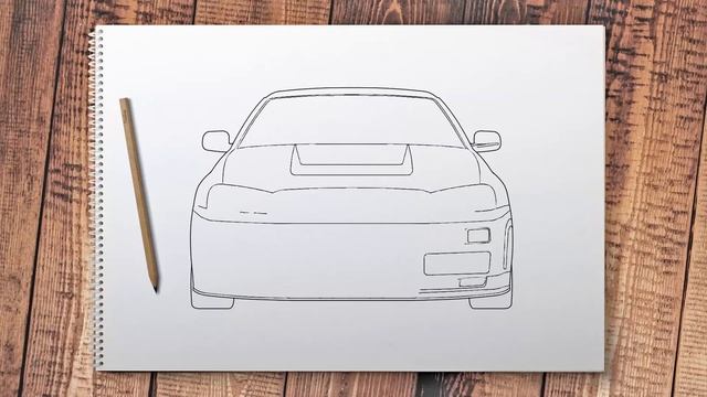 How to Draw a Nissan Skyline R34 GT-R смотреть онлайн