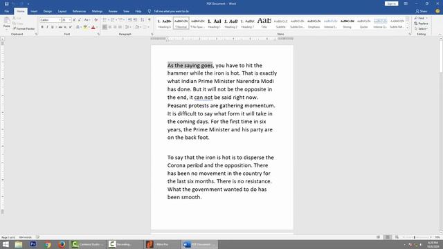 How to Convert PDF to Word document in Nitro Pro смотреть онлайн
