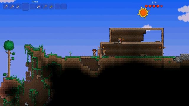 Terraria - LetsPlay (ilyabeliy&spryzer) Серия про выживальщиков смотреть онлайн