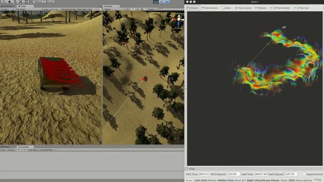 Velodyne Lidar in Unity ROS смотреть онлайн
