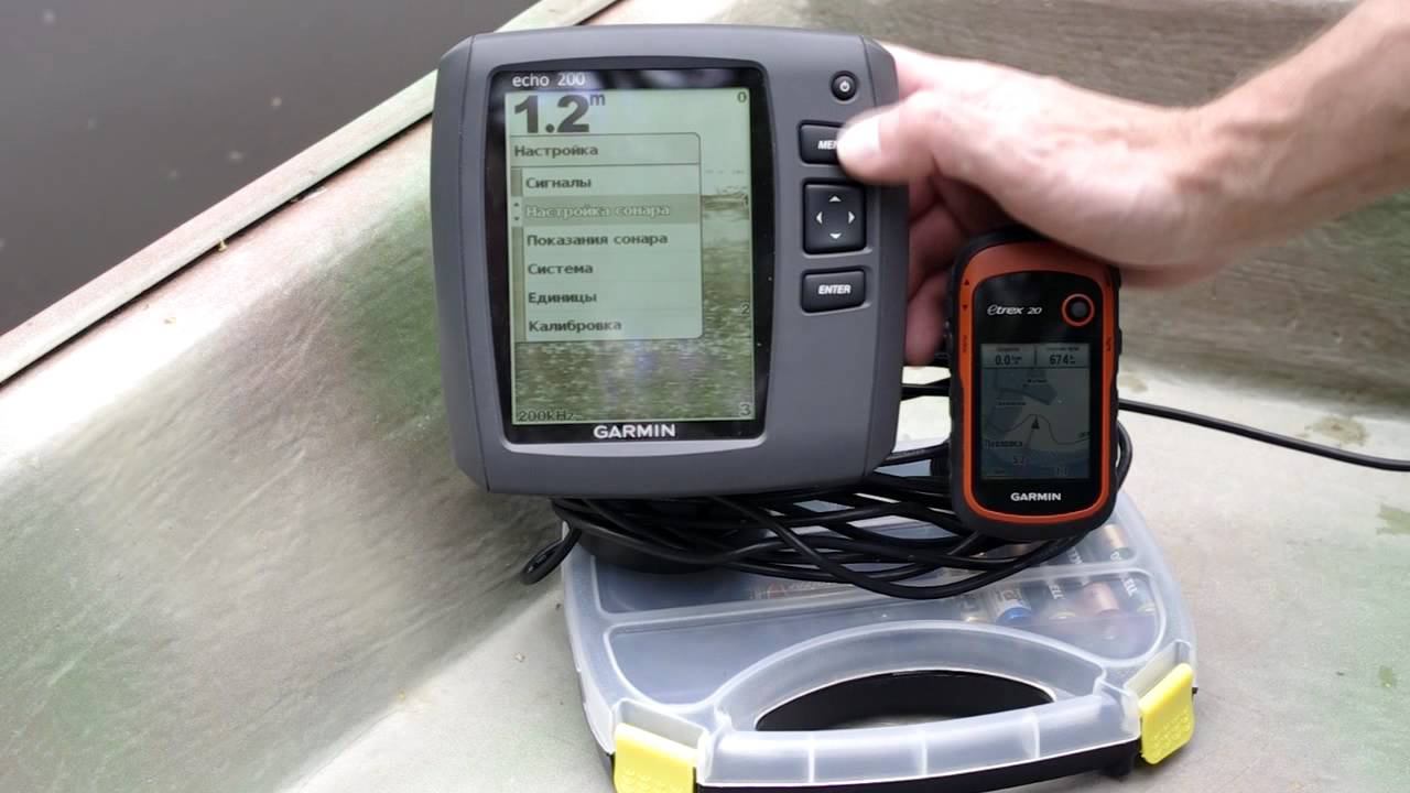 Обзор рыбопоискового эхолота Garmin Echo 200 смотреть онлайн