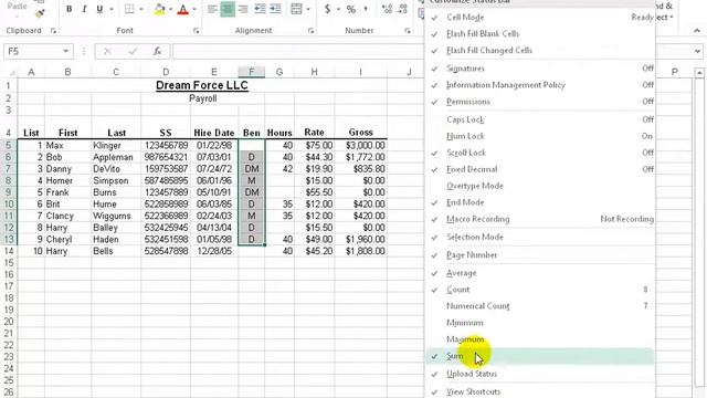 Excel 2016: Counting Cells with COUNT and COUNTA Functions смотреть онлайн