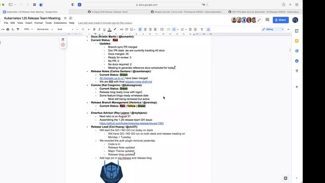 Kubernetes Release Team Meeting смотреть онлайн
