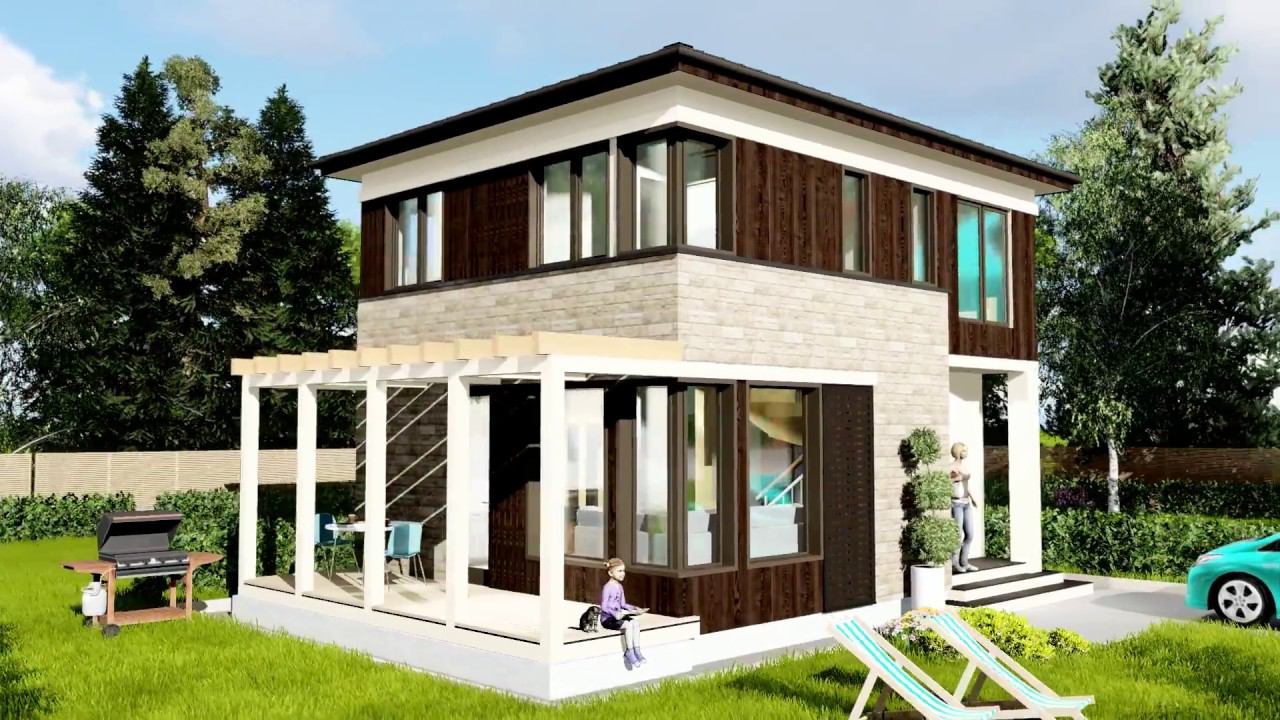 Каркасный дом 3D проект смотреть онлайн