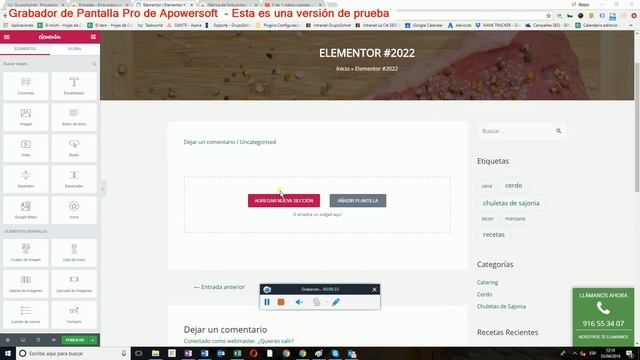 Como crear un post o entrada para el blog con Elementor WP смотреть онлайн
