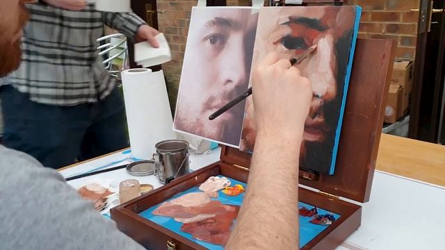 Alla Prima Self-Portrait ⏰ Fast and Effective Oil Painting Technique (Sky Arts Portrait Artist) смотреть онлайн