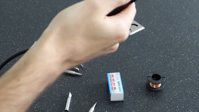 Паяльник з регулятором температури і насадками смотреть онлайн