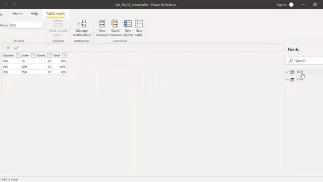 Power BI UNION function смотреть онлайн