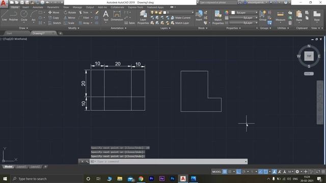 orthographic views part 5 | Autocad tutorial | Engineering graphics | schyuler plus смотреть онлайн
