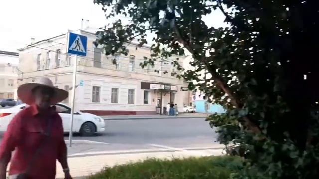 Калуга 14 От ДрамТеатра Драмматического Театра Плащади Театральной улица Суворова летом днём смотреть онлайн