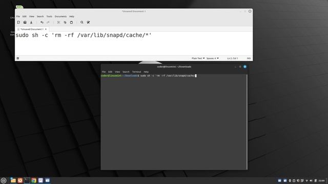 how to clear snap cache linux Mint and Ubuntu смотреть онлайн