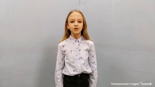 О.Берггольц "Здравствуй", исполняет Дарья Ивлева, театральная студия "Триумф" смотреть онлайн