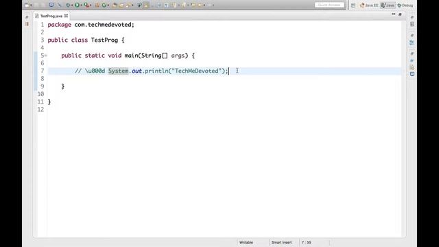 Can we execute comments in Java ?? смотреть онлайн