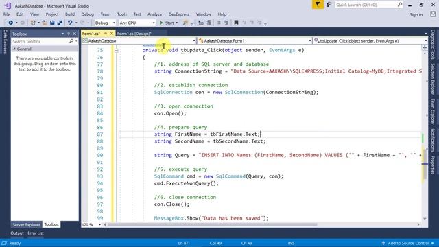 C# How to Edit / Update data in Database -Part1 | Windows Forms | Sql Server Database | Save Record смотреть онлайн
