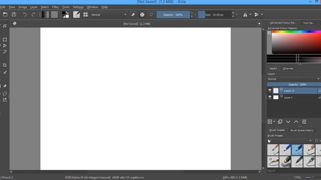 Krita Huion drawing test смотреть онлайн