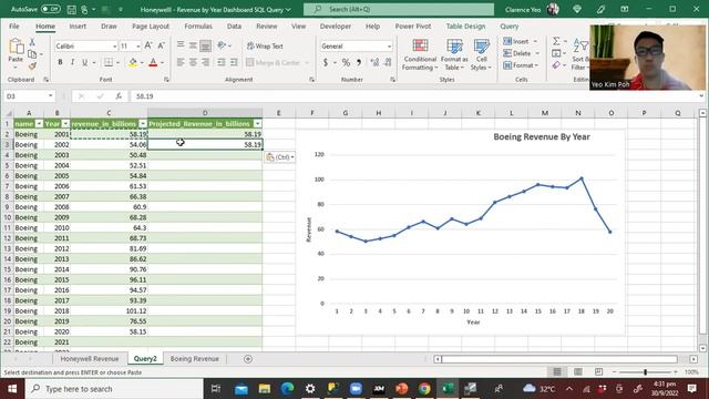 Export SQL code on Excel Creating Chart Visualisations смотреть онлайн