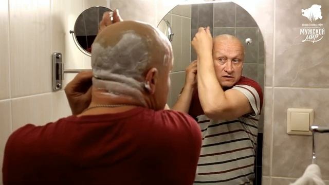 Бритьё: станок Merkur 37C, крем Каро,чаша ММ, помазок Омега, лезвия Timor смотреть онлайн