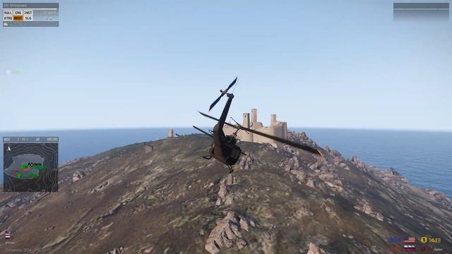 Надоедливый вертолетик жужжит над полем битвы Arma 3 FT-2 смотреть онлайн