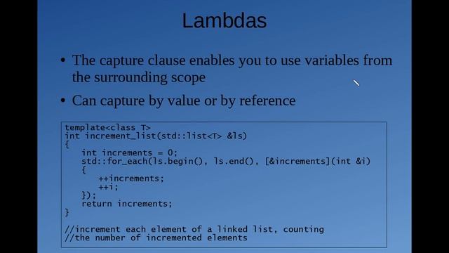 C++11 Miniseries: Lambda Functions смотреть онлайн