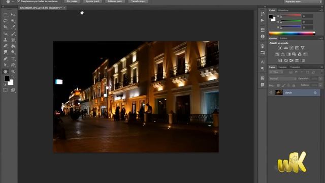 Photoshop CS6 Curso completo, Como aumentar el espacio de lienzo, Capitulo No-2 смотреть онлайн