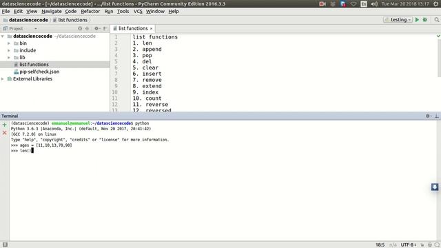 6. Python list length смотреть онлайн
