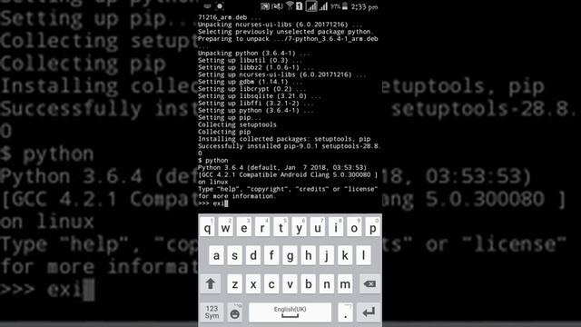 How to install Python on Android using Termux Emulator смотреть онлайн