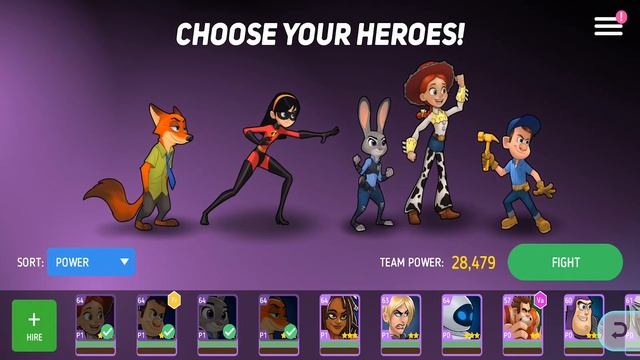Disney Heroes: Battle Mode Gameplay Walkthrough Part 69 - The Heist! (iOS, Android) смотреть онлайн