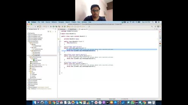 Selenium Cucumber Framework development - Page Object Model смотреть онлайн