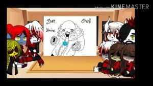 |Реакция Underfell на меме про Санса(Эджи)|