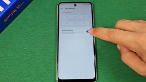 how to change system navigation for Tecno Spark 10 Pro phone