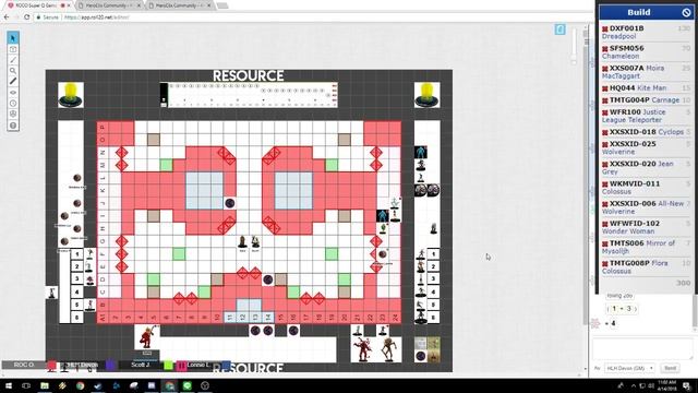 Heroclix Roll20 ROC Online - 300 Modern - Game #1 - Dreadpool! смотреть онлайн
