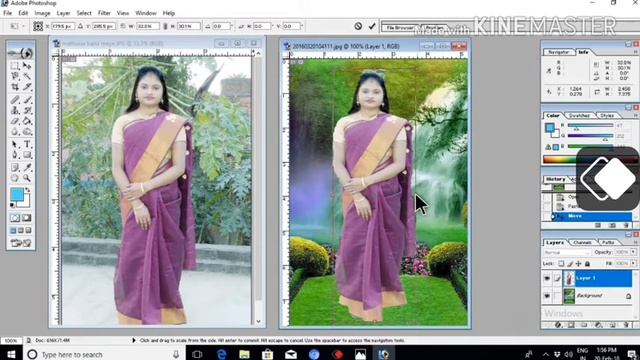 how to change background adobe photoshop 7.0 in hindi with 7/8/10 смотреть онлайн