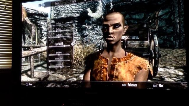 Skyrim: How to make an attractive female Orc смотреть онлайн