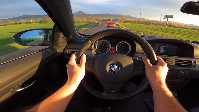 BMW M3 E92 (309 kW) POV Test Drive + Acceleration 0-240 km/h смотреть онлайн
