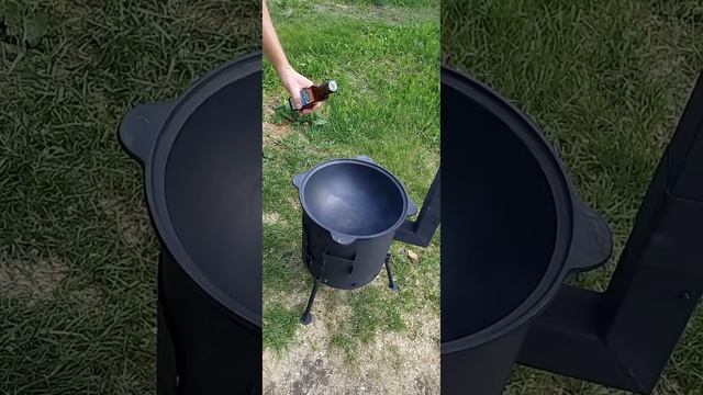 Чугунный казан. Подготовка к использованию. смотреть онлайн