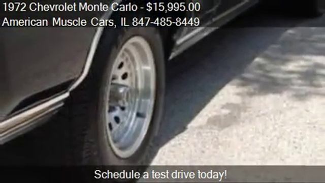 1972 Chevrolet Monte Carlo RESTORED - for sale in Palatine, смотреть онлайн