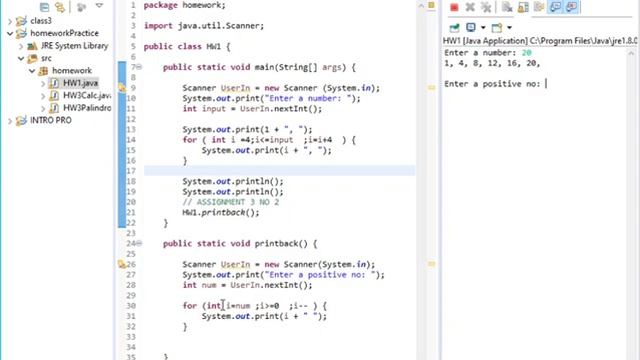 Java printing an given number backwards using Forloop смотреть онлайн
