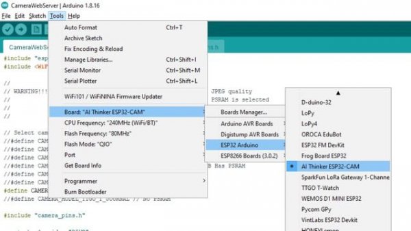 Esp 32 Cam - начало. Подключаем через модуль FTDI 232, программируем, получаем изображение