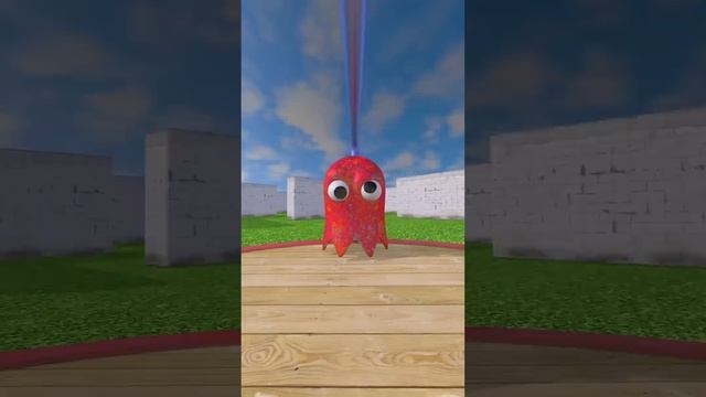 Robot Pacman vs Robot Ghost vs Carousel #Shorts смотреть онлайн