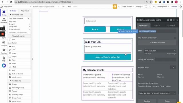 Accessing google API's within your bubble app with a REFRESH TOKEN смотреть онлайн