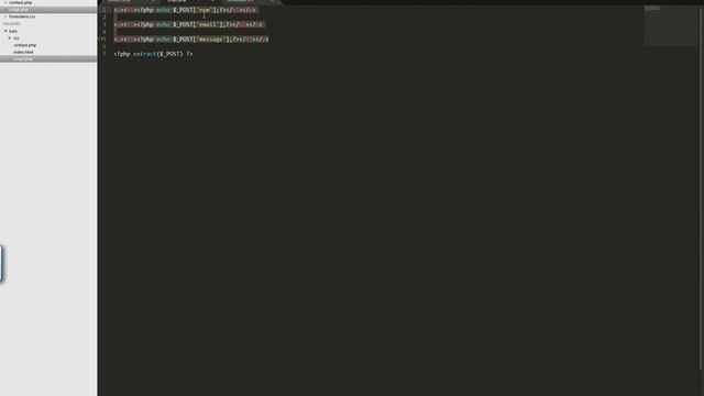 Formulaire de contact en php смотреть онлайн