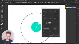 Как расставить объекты по кругу | Adobe Illustrator | Расположение объектов по окружности