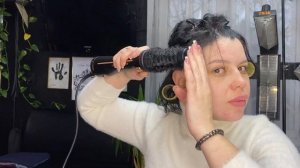 Объемная укладка на тонкие короткие волосы \ Укладка на каре